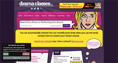 Desktop Screenshot of dramaclasses.biz