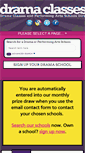 Mobile Screenshot of dramaclasses.biz